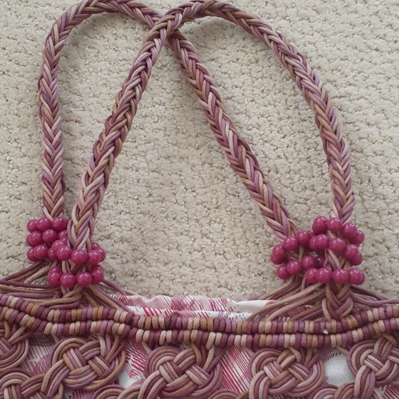 Pink Crocheted Shoulder Bag - Very Unique! - Picture 7 of 10